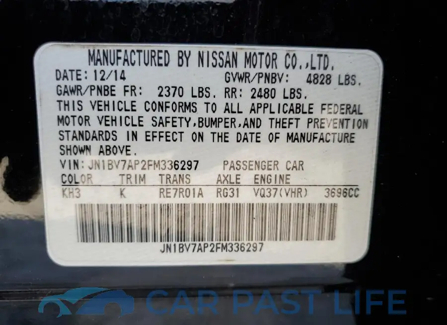 JN1BV7AP2FM336297# 13