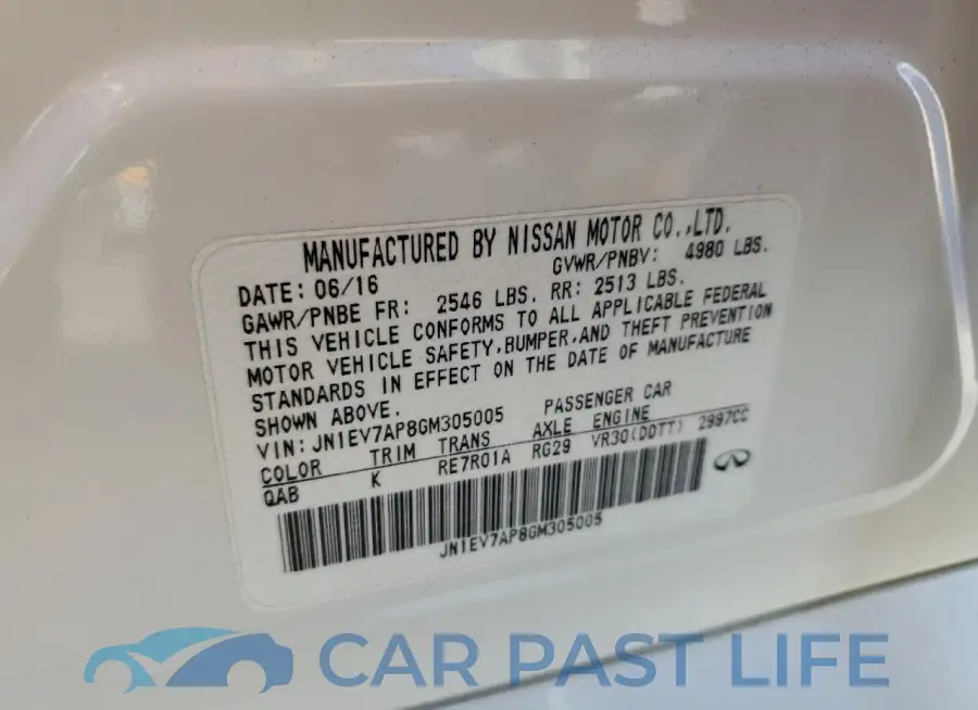 JN1EV7AP8GM305005# 13