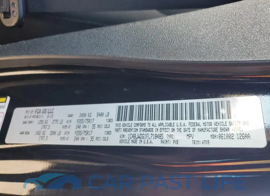 1C4BJWDG1FL718485# 13