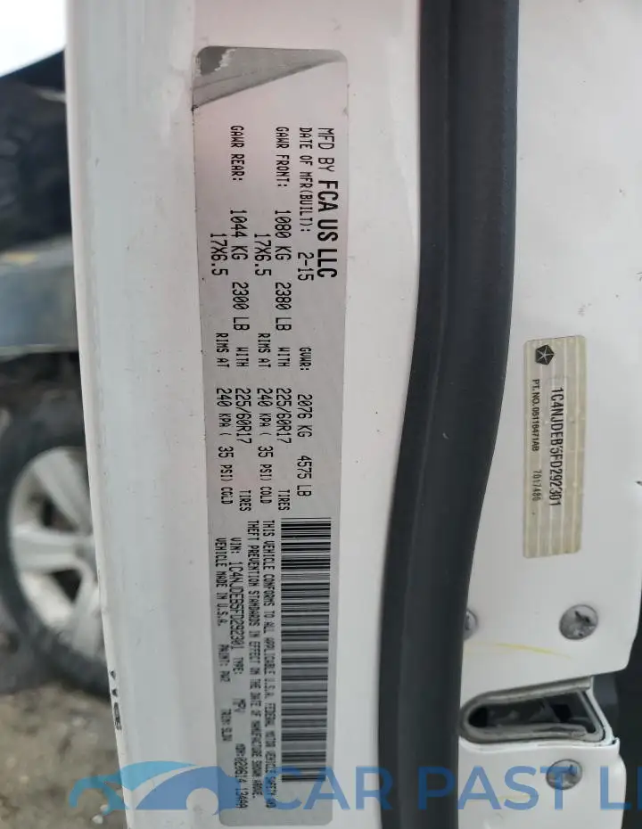 1C4NJDEB5FD292301# 13
