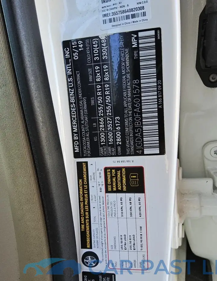 4JGDA5JB0FA601578# 13
