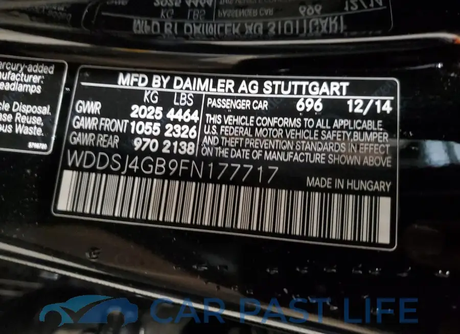 WDDSJ4GB9FN177717# 12