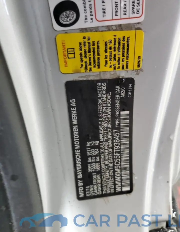 WMWXM5C55FT938457# 13