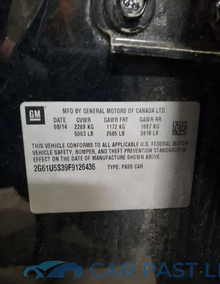 2G61U5S39F9126436# 12