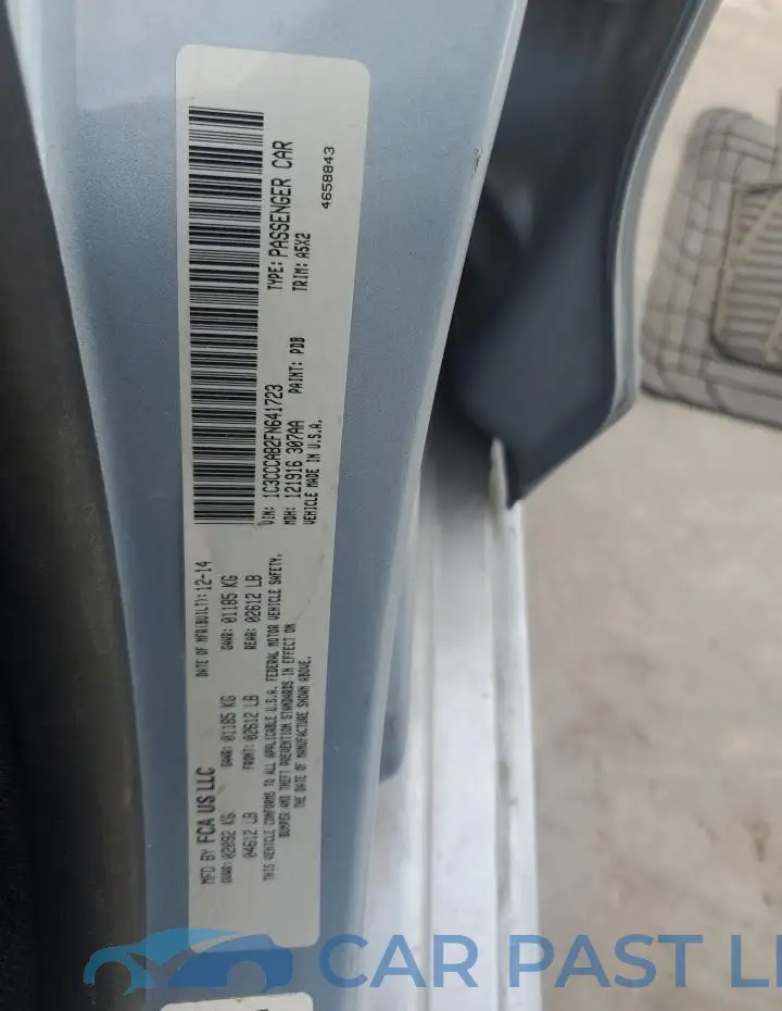 1C3CCCAB2FN641723# 12