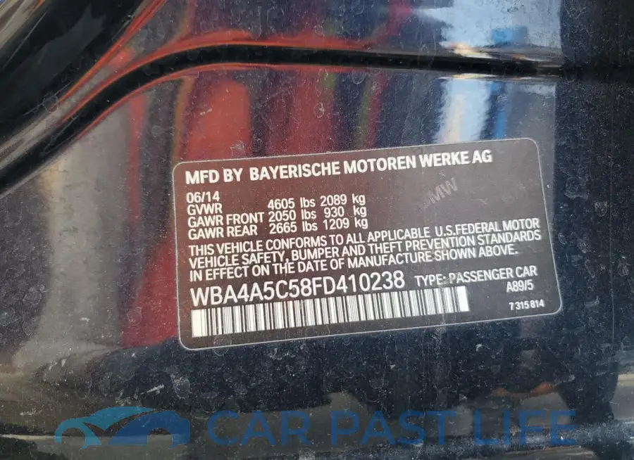 WBA4A5C58FD410238# 13