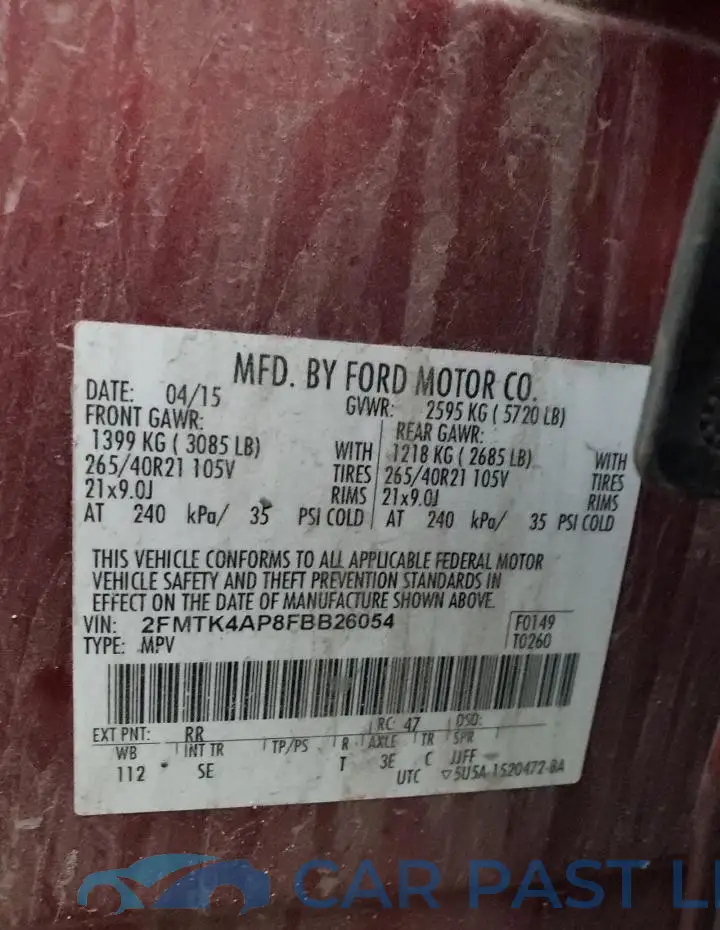 2FMTK4AP8FBB26054# 14
