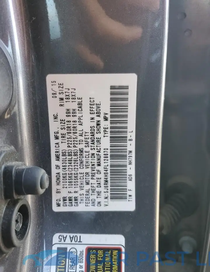 5J6RM4H94FL128670# 13
