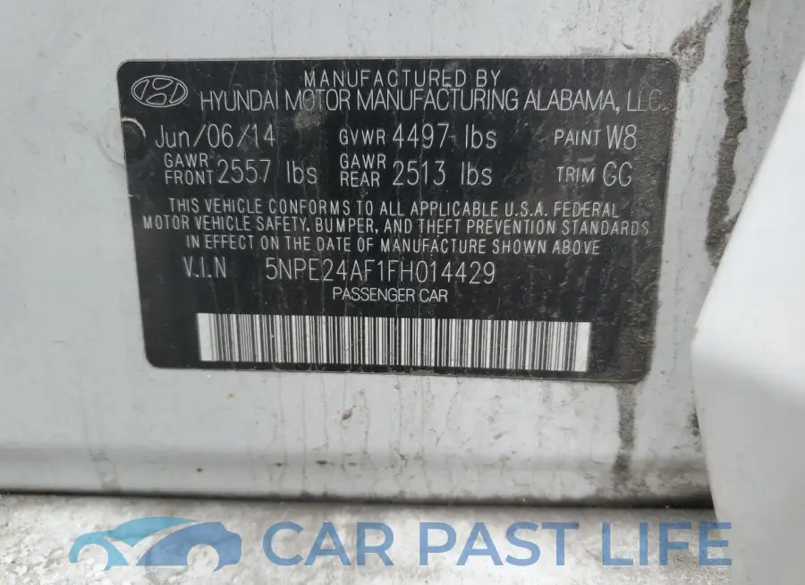 5NPE24AF1FH014429# 12