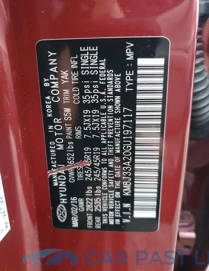KM8J33A20GU197117# 13