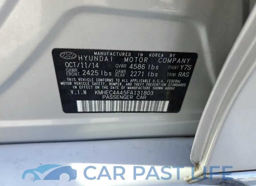 KMHEC4A45FA131803# 12