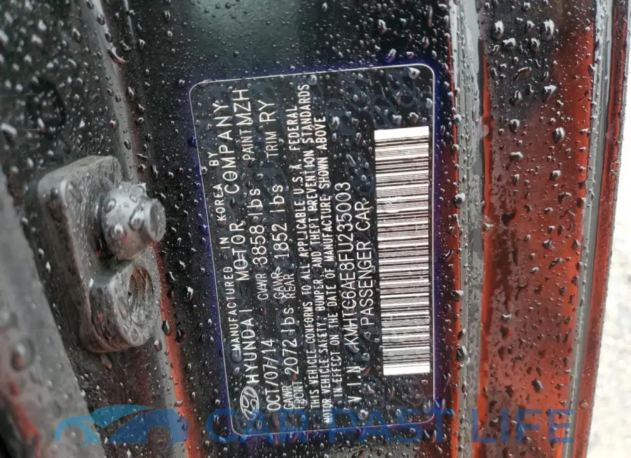 KMHTC6AE8FU235003# 12