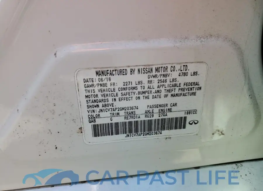 JN1CV7AP2GM203674# 12