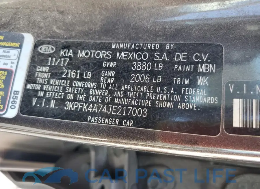 3KPFK4A74JE217003# 12