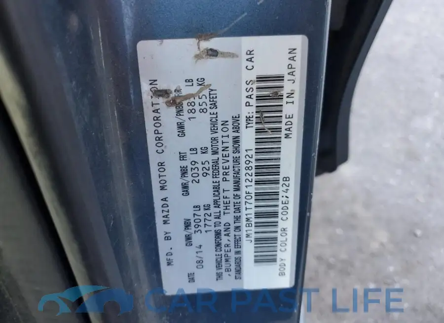 JM1BM1T70F1228921# 13