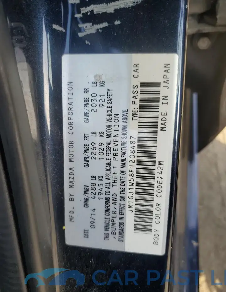 JM1GJ1W58F1208487# 12