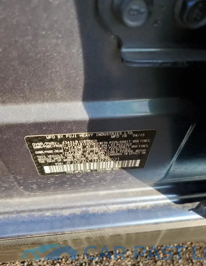 JF2GPACC1FH278021# 13