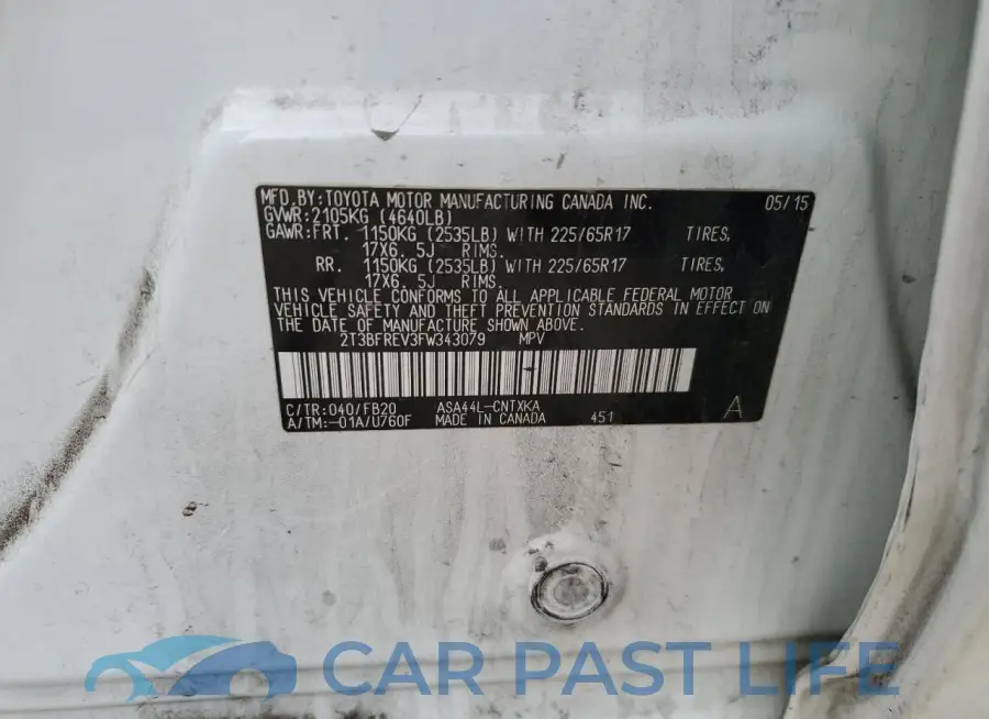 2T3BFREV3FW343079# 13