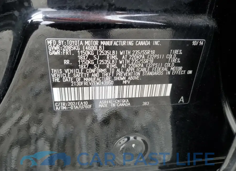2T3DFREV7FW243950# 14