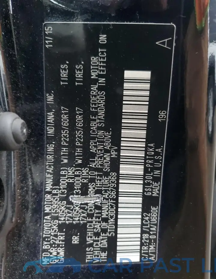 5TDYK3DC7FS679368# 13