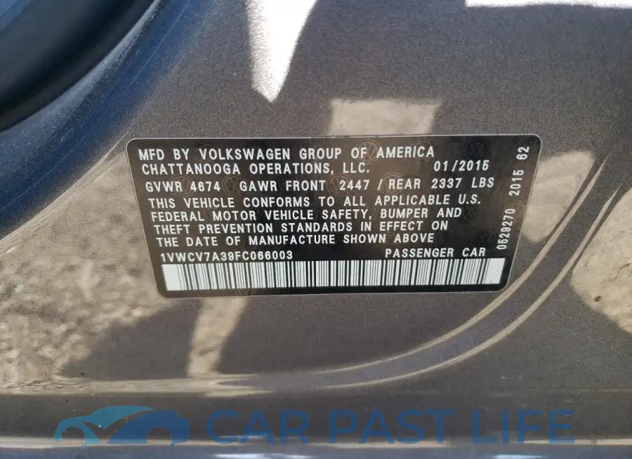 1VWCV7A39FC066003# 12