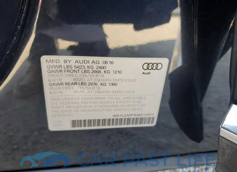 WA1L2AFP3HA010054# 14