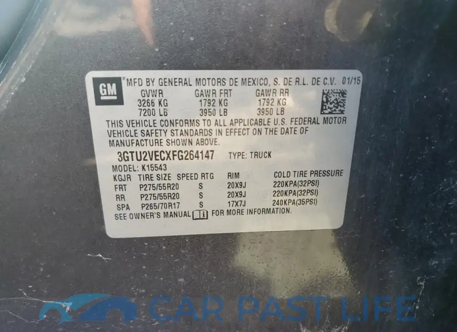 3GTU2VECXFG264147# 13