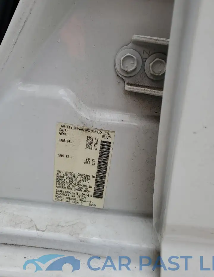 1N4BL4BV1LN319940# 12