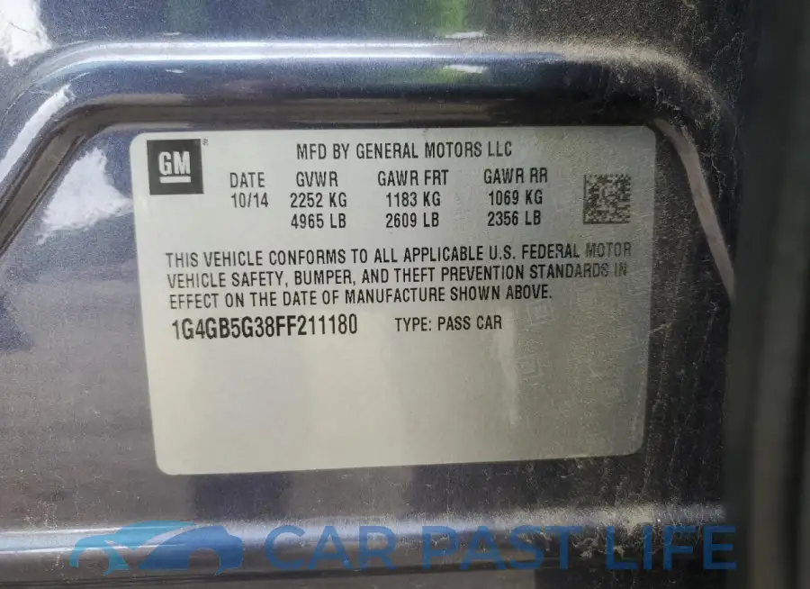 1G4GB5G38FF211180# 12