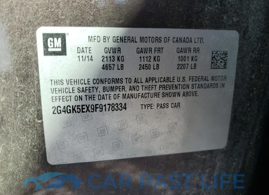 2G4GK5EX9F9178334# 13