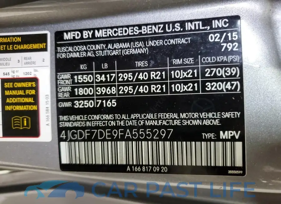 4JGDF7DE9FA555297# 13