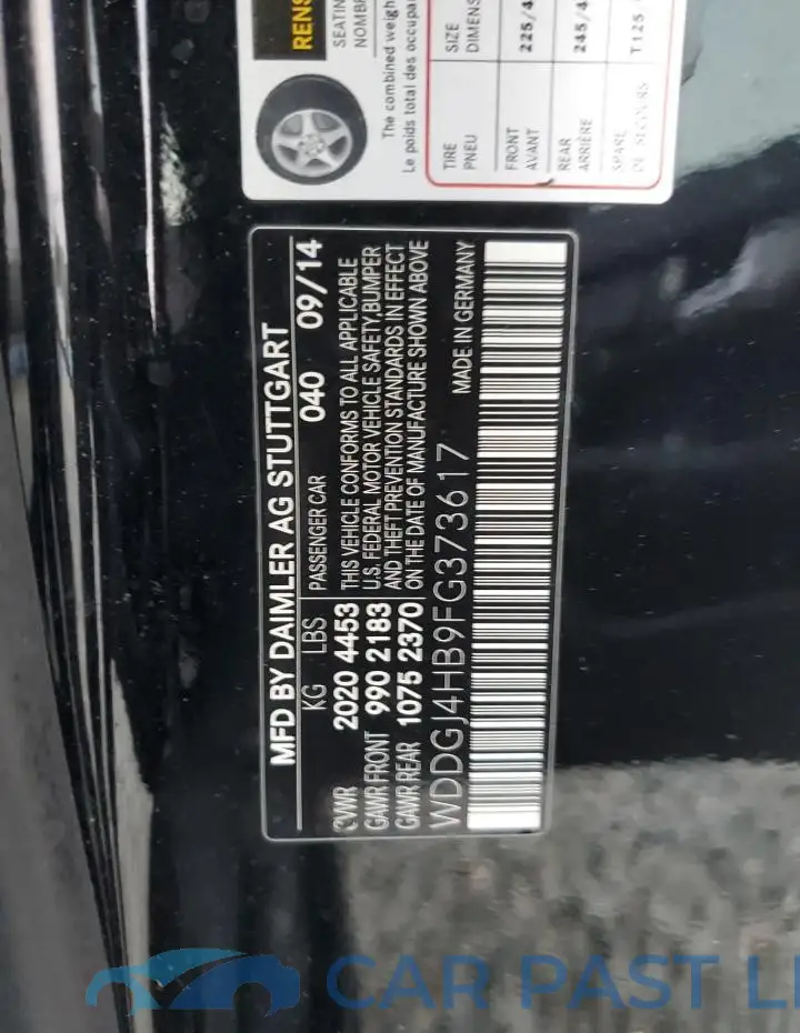 WDDGJ4HB9FG373617# 12