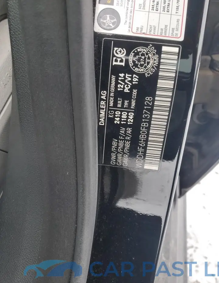 WDDHF6HB0FB137128# 13