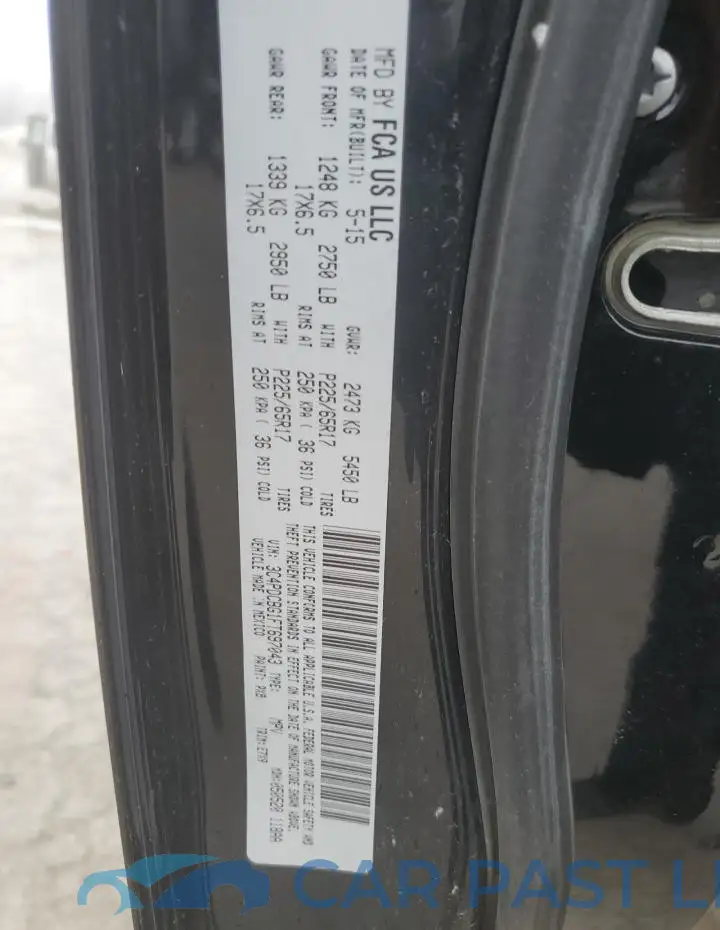 3C4PDCBG1FT697043# 13