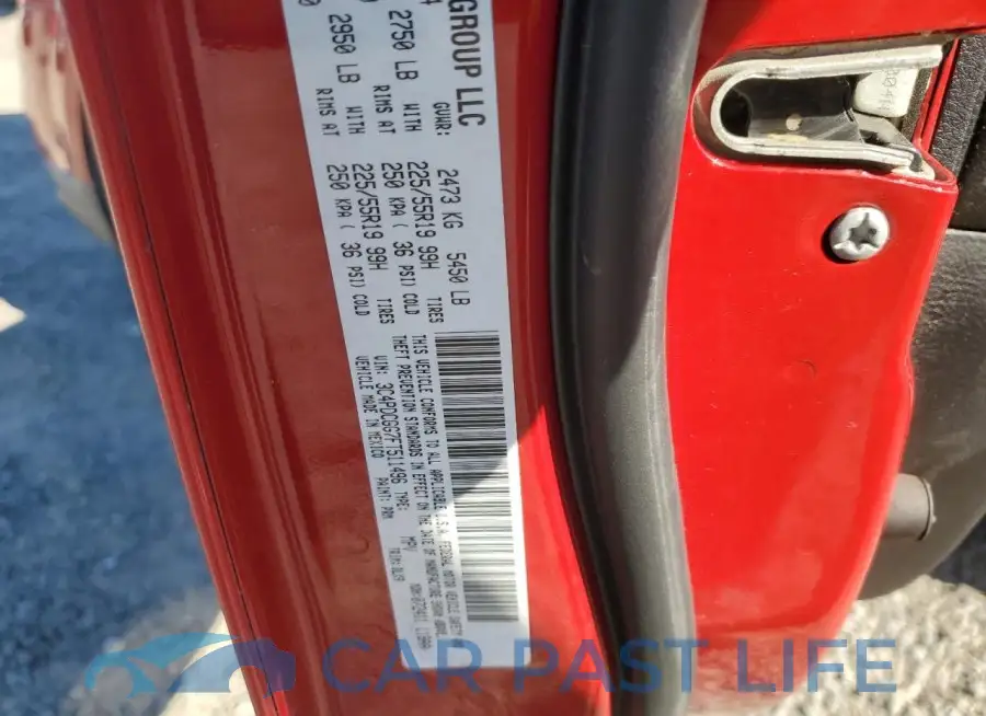 3C4PDCGG7FT511496# 12