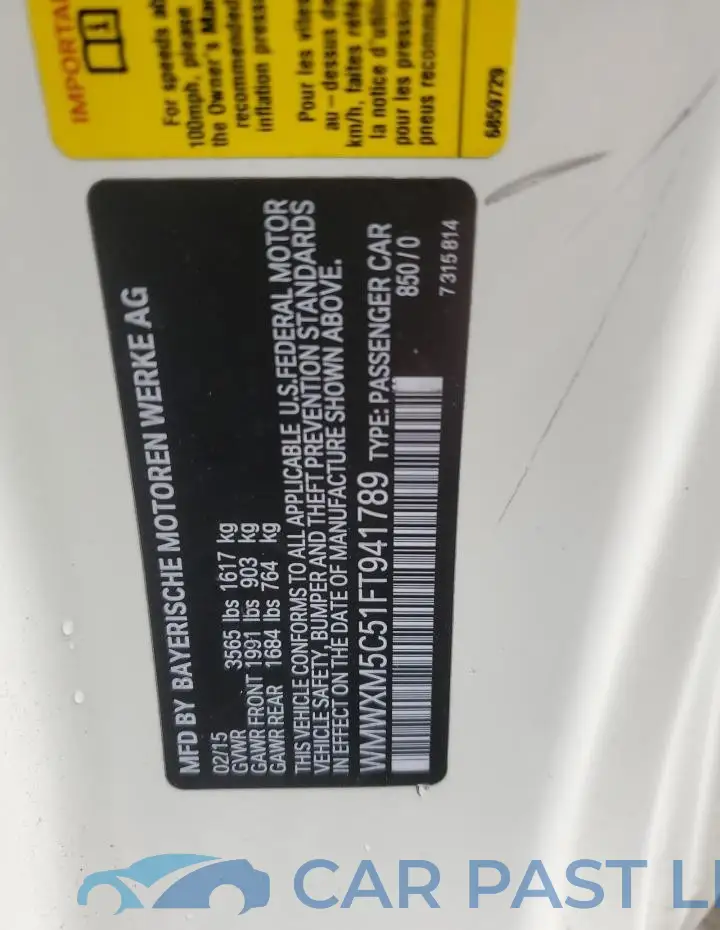 WMWXM5C51FT941789# 13