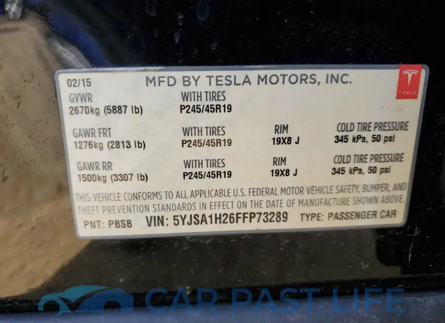 5YJSA1H26FFP73289# 12