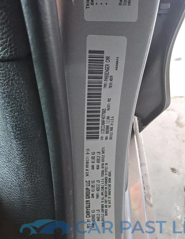 1C3CCCAB0FN577665# 12