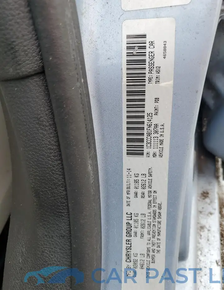 1C3CCCAB1FN614125# 12