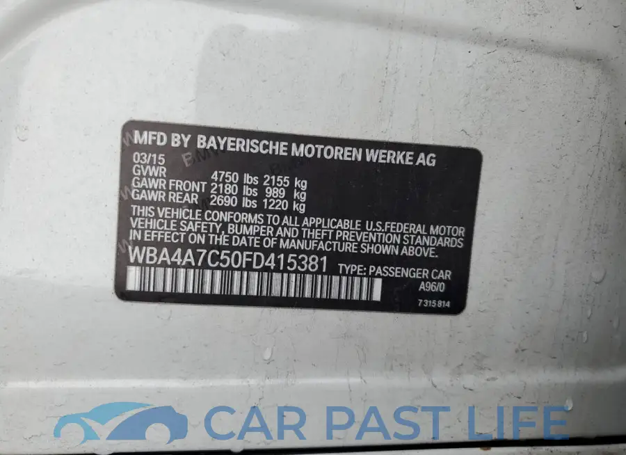 WBA4A7C50FD415381# 12