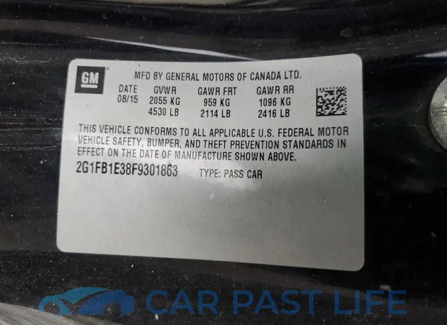 2G1FB1E38F9301863# 13