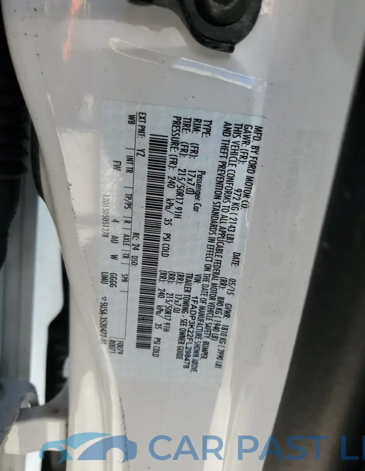 1FADP3K22FL298478# 13