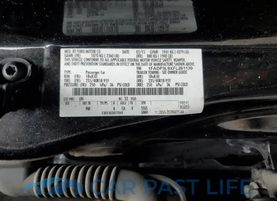 1FADP3L9XFL261139# 13