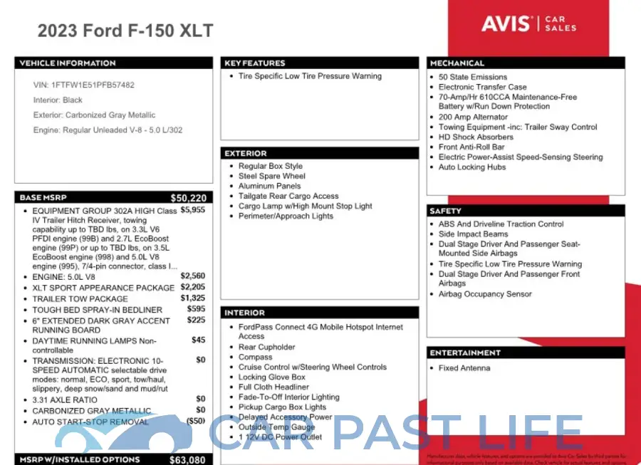 1FTFW1E51PFB57482# 12