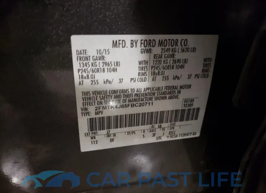 2FMTK4J85FBC20711# 14