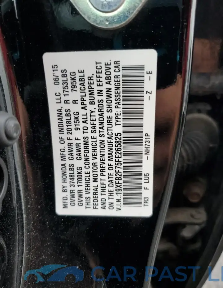 19XFB2F75FE265825# 13