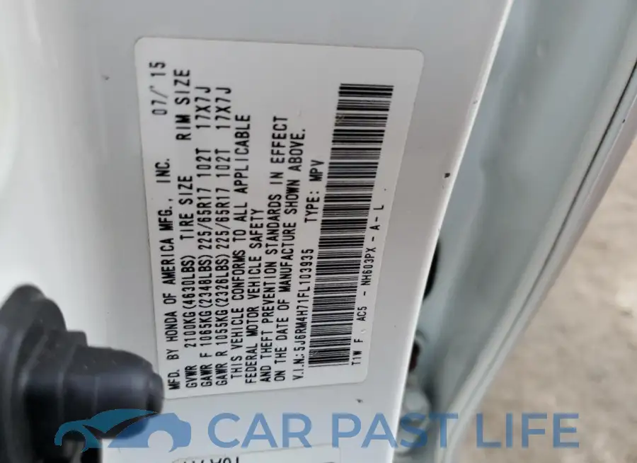 5J6RM4H71FL103935# 13
