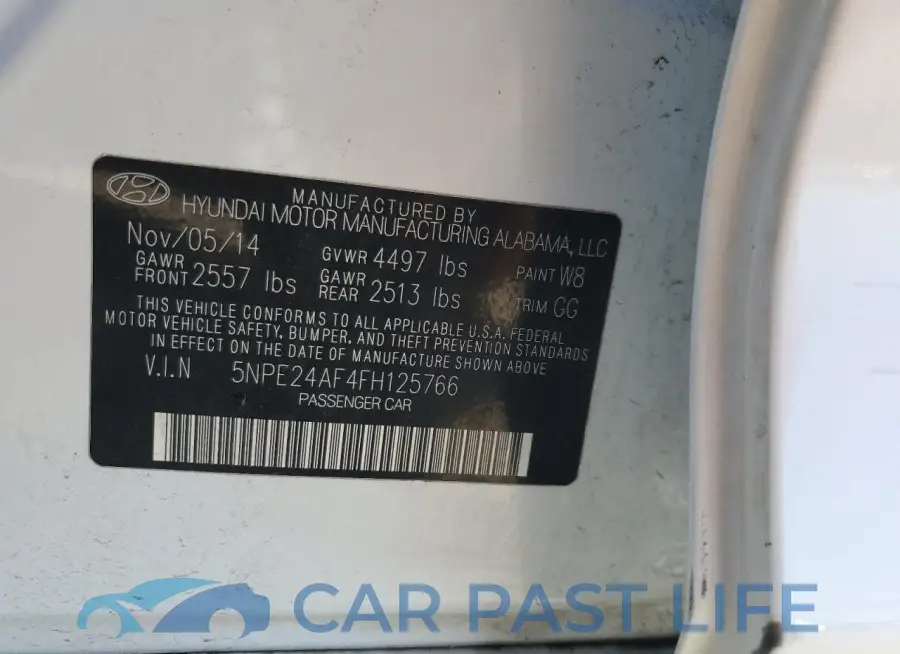 5NPE24AF4FH125766# 13