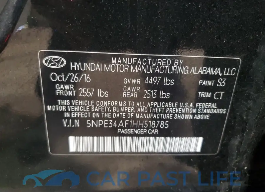 5NPE34AF1HH518785# 12