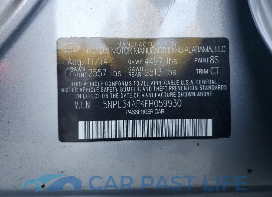 5NPE34AF4FH059930# 12